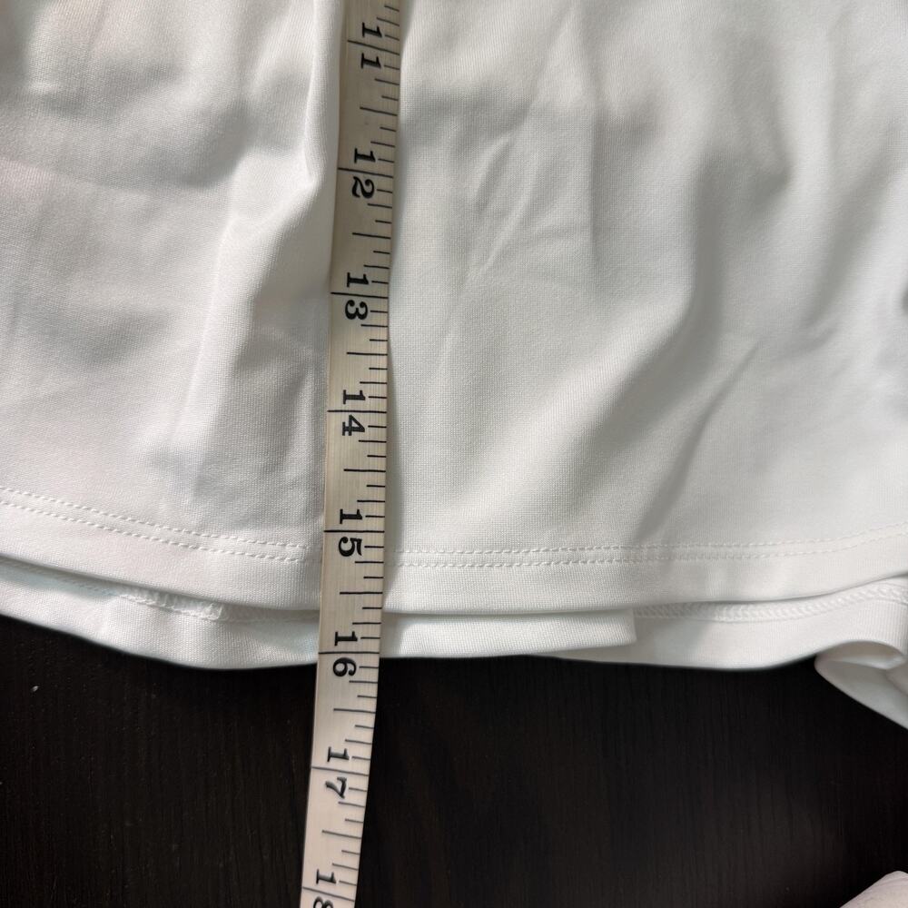 Tuckernuck Shorts Womens XXL Tennis Golf Athletic Skirt Skort White 2X Plus Size - Picture 9 of 11